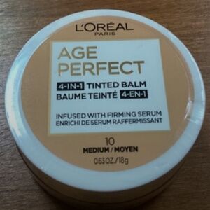 L’Oréal Paris Age Perfect 4-in-1 Tinted Balm  10 Medium  18g/0.63oz New Sealed